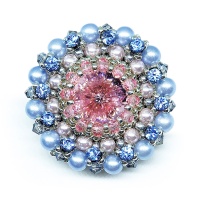 Брошь Ducharme Cinderella Dream Blue Sky Rose 42 см